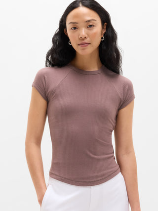 Camiseta de canalé perfecta.