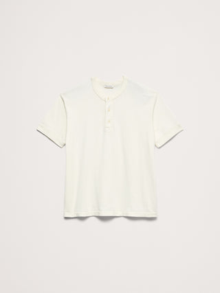 Camiseta henley flameada de algodón Heritage.