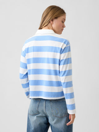 Polo de rugby relajado.