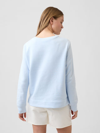 Sudadera Oversized Cuello Redondo con Logo