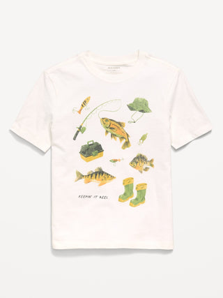Camiseta Manga Corta con Gráfico, Niño