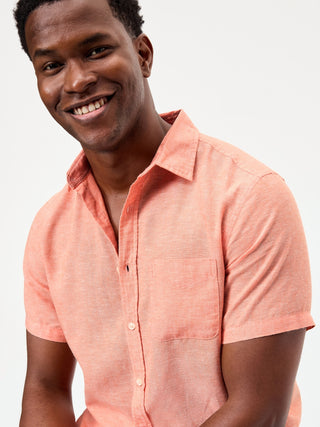 Short-Sleeve Shirt with Pocket Detail