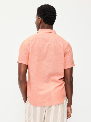 Short-Sleeve Shirt with Pocket Detail