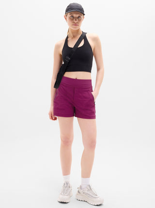 Short Deportivo Talle Medio con Bolsillos