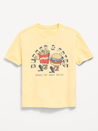 Camiseta Manga Corta con Gráfico, Niño