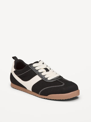 Canvas Lace-Up Sneakers for Girls.