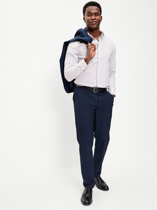 Camisa Manga Larga Slim Fit de Algodón