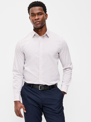 Camisa Manga Larga Slim Fit de Algodón