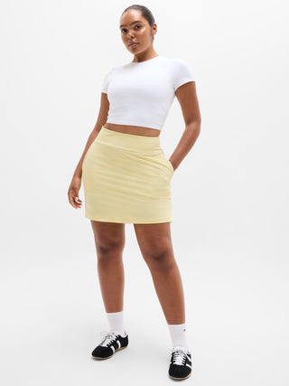 Falda pantalón de tiro alto de 17" Tee Time.