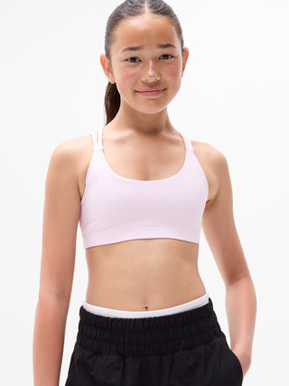 Cross Back Sports Bra, Girl