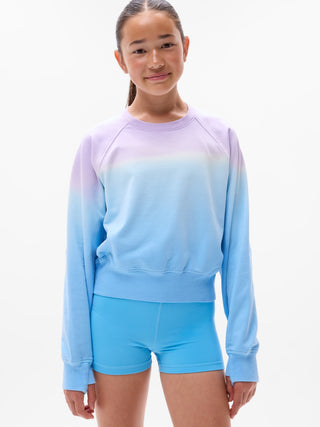 Sudadera Oversized Cuello Redondo, Niña