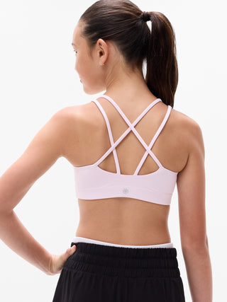 Cross Back Sports Bra, Girl