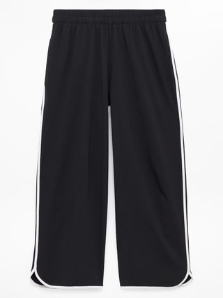 Pantalón Crop Talle Alto Detalle Raya