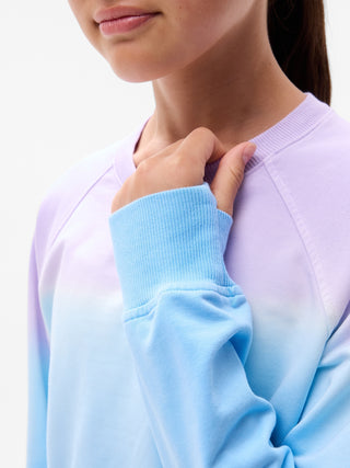 Sudadera Oversized Cuello Redondo, Niña