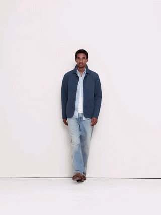 Chaqueta Oversized con Bolsillos Delanteros