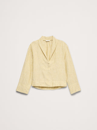 Top popover de lino.