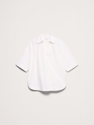 Camisa Oversized Manga Corta de Algodón