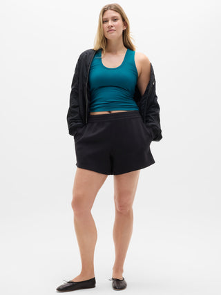 Camiseta sin Mangas con Tejido Canalé