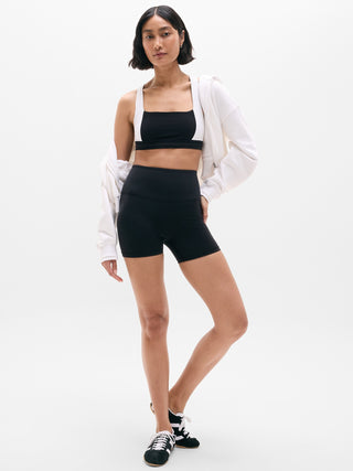 Short Deportivo Talle Alto con Logo