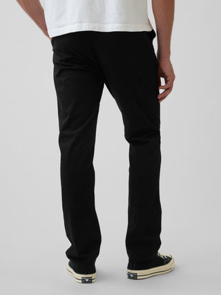 Slim Fit Cotton Trousers with Pockets