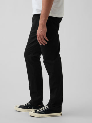 Slim Fit Cotton Trousers with Pockets
