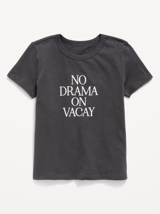 Camiseta Manga Corta con Gráfico, Niña