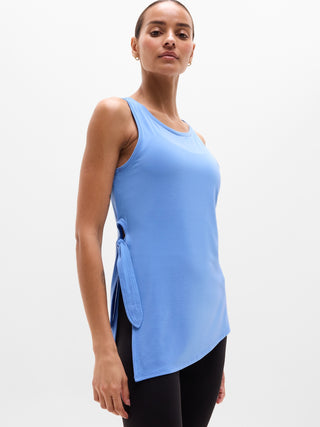 Camiseta sin mangas Move With Ease Asym Tie.