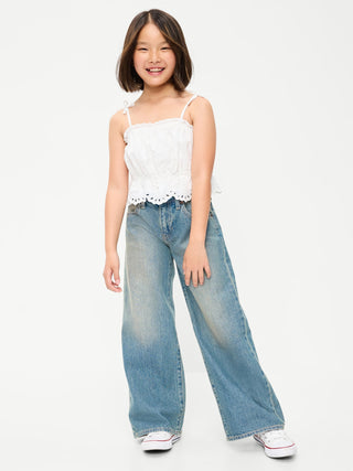 Super Baggy Wide-Leg Jeans for Girls.