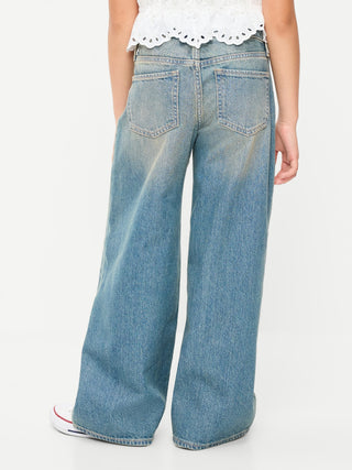 Super Baggy Wide-Leg Jeans for Girls.