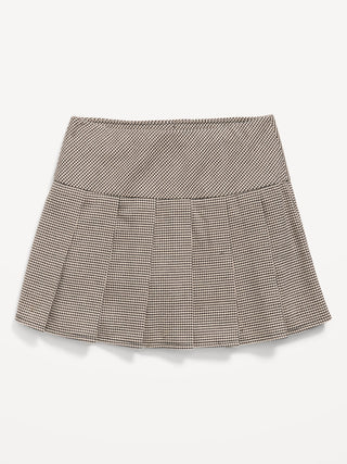Pleated Twill Skort for Girls.