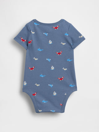 Body de algodón orgánico Baby First Favourites.
