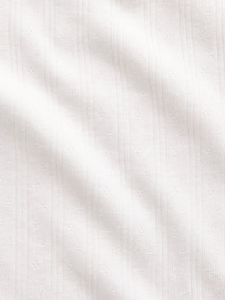 Camiseta sin mangas Pointelle para niños.