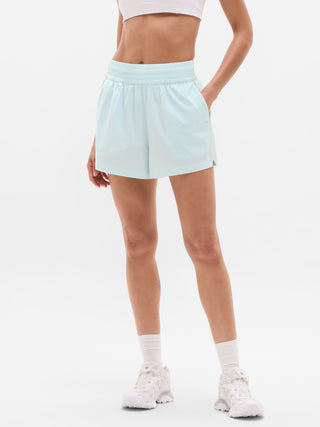 Sport Shorts with Elastic Waist and Pockets