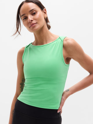 Camiseta sin Mangas con Detalle Espalda Abierta