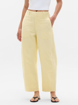 Barrel Leg Baggy Pants with Pockets
