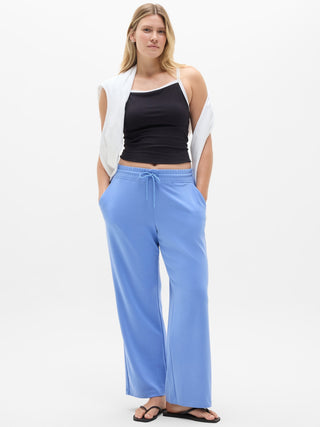 Pantalón Recto Talle Medio con Bolsillos