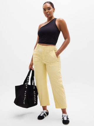 Barrel Leg Baggy Pants with Pockets