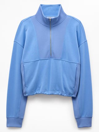 Sudadera Cuello Alto con Media Cremallera