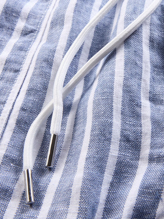 Short con Cintura Elástica de Lino