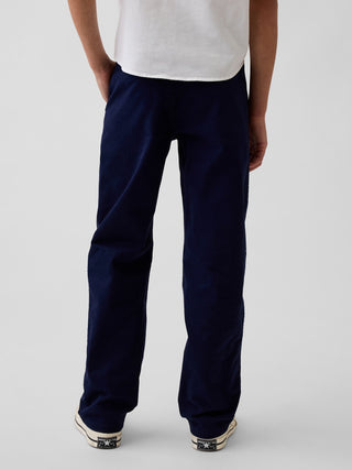 Kids Uniform Stretch Relaxed Straight Khakis.