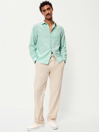 Long-Sleeve Shirt with Pocket Detail