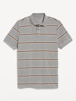 Striped Short Sleeve Polo Shirt
