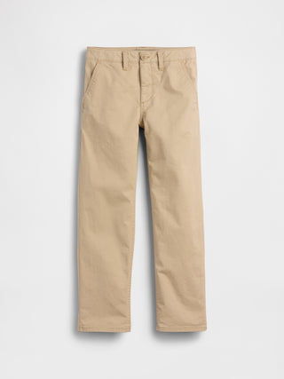 Kids Uniform Stretch Relaxed Straight Khakis.