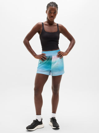 Sport Shorts with Elastic Waist and Pockets