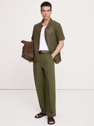 The Weekender Relaxed Pull-On Pant in Cotton.