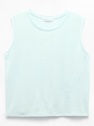 Camiseta sin Mangas de Lino