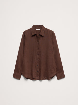 Camisa Manga Larga de Lino