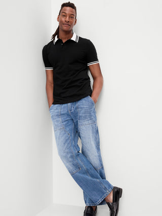 Classic Fit Pique Polo.