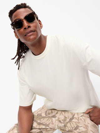 Garment-Dyed Heavyweight Cropped T-Shirt.