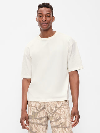 Garment-Dyed Heavyweight Cropped T-Shirt.